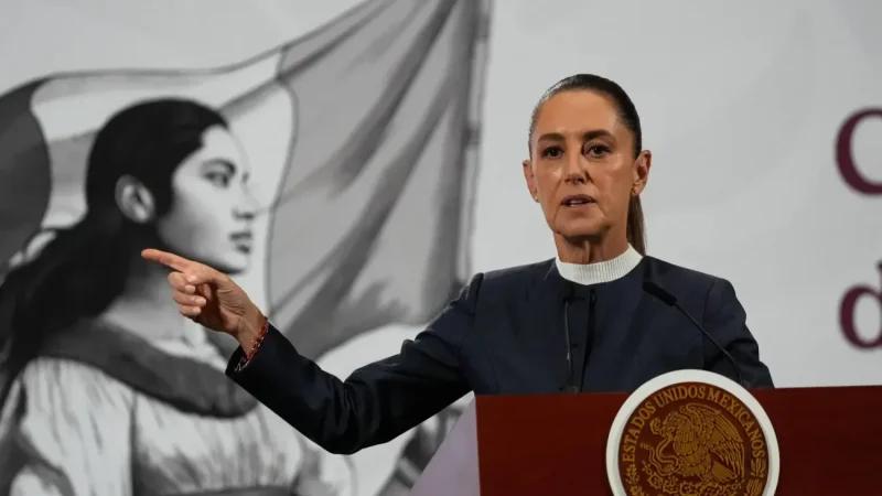 رجل يتحرش برئيسة المكسيك أمام عدسات الكاميرا