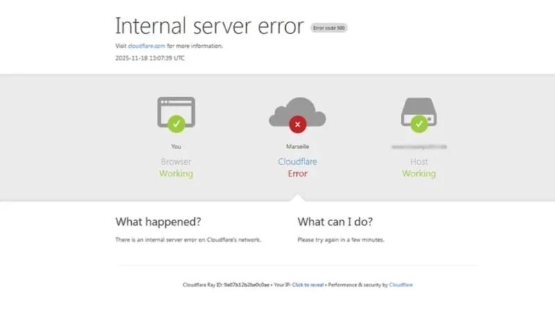 Une panne mondiale de Cloudflare secoue le Web...