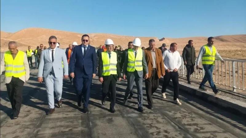 وزير التجهيز: تقدم نسبة أشغال جسر وادي الفريد بـ95%