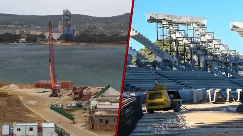 La construction du pont de Bizerte avance..le stade d'El Menzah suivra