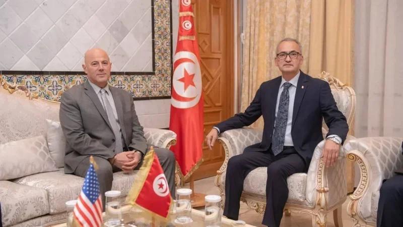 Tunisie–États-Unis: Ben Ayed reçoit l’ambassadeur américain Bill Bazzi