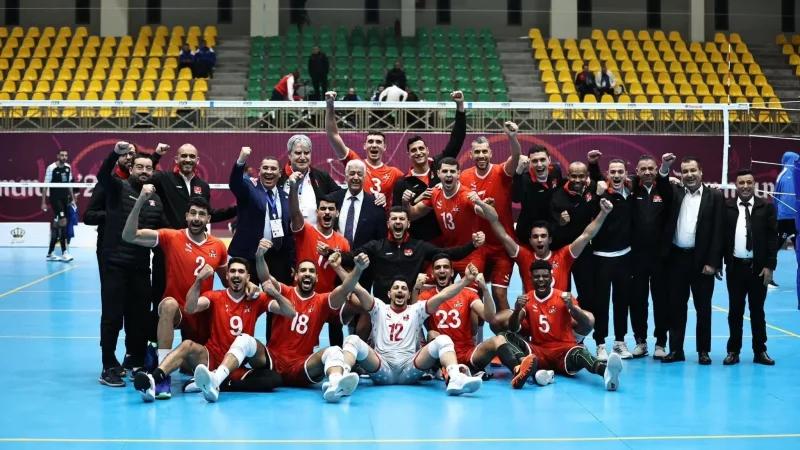 المنتخب الوطني لكرة الطائرة بطلا للعرب