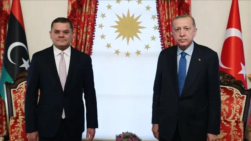 أردوغان يعزي الدبيبة في وفاة رئيس أركان الجيش الليبي