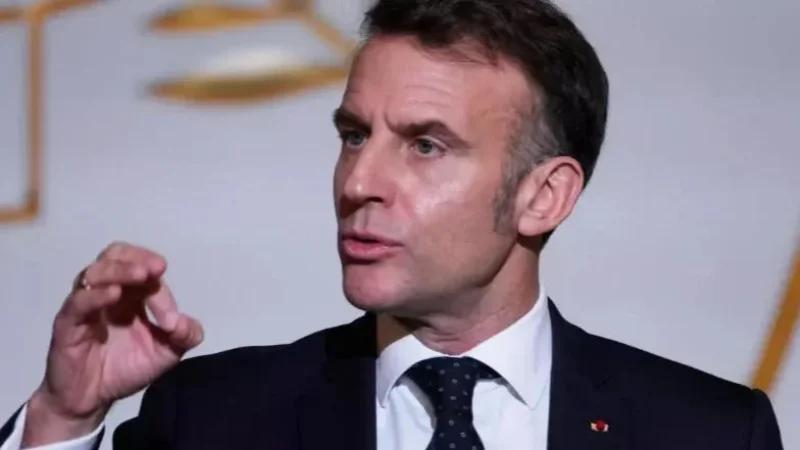 ماكرون: نُدين عنف الدولة في إيران وندعم حقوق المتظاهرين