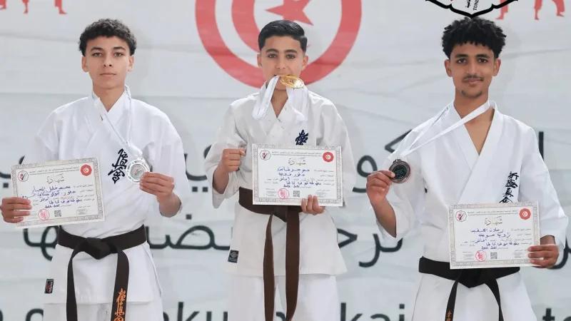 جمعية صقور قفصة في رياضة الكيوكوشنكاي تحصل على بطولة تونس
