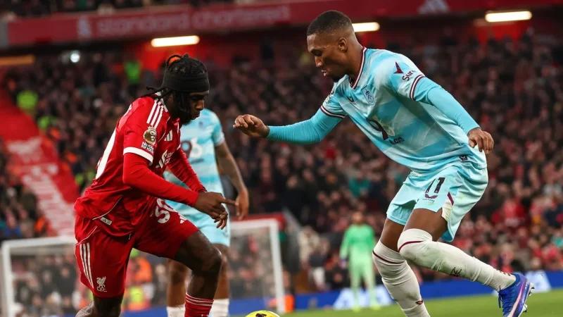 بيرنلي يفرض التعادل على ليفربول