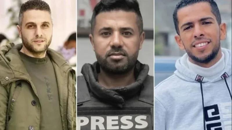 استشهاد 3 صحفيين فلسطينيين جراء استهداف مباشر لمركبتهم
