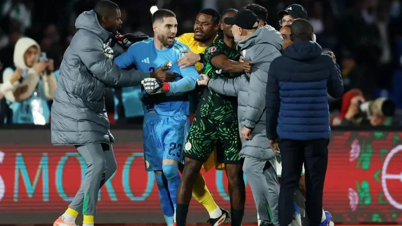 إيقافات وغرامات ضد لاعبي الجزائر بعد أحداث لقاء نيجيريا