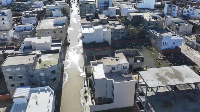 متابعة للأوضاع المناخية وتواصل شفط المياه ونجدة المواطنين