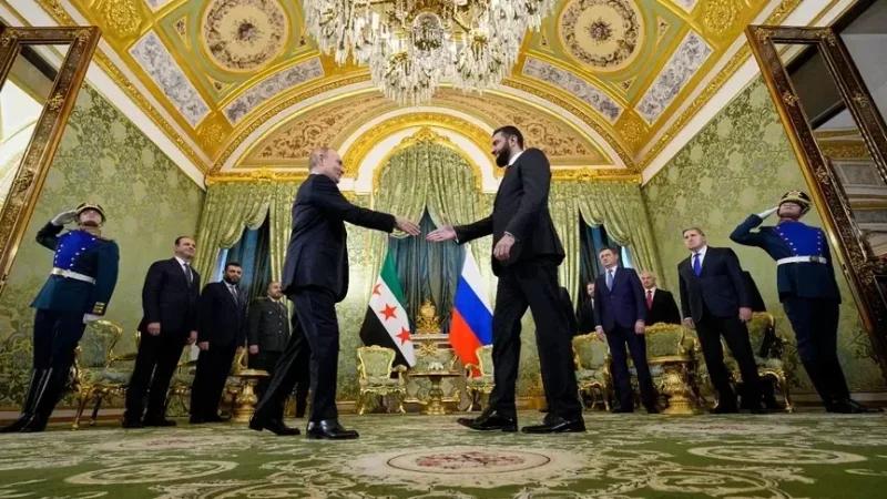 الشرع في موسكو للقاء بوتين