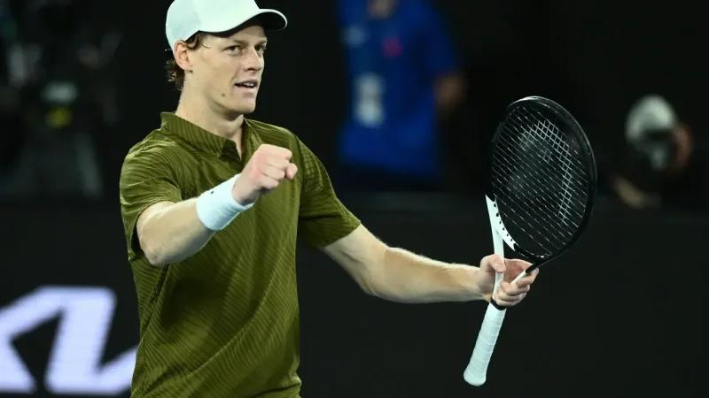 أستراليا المفتوحة: سينر إلى نصف النهائي لمواجهة ديوكوفيتش