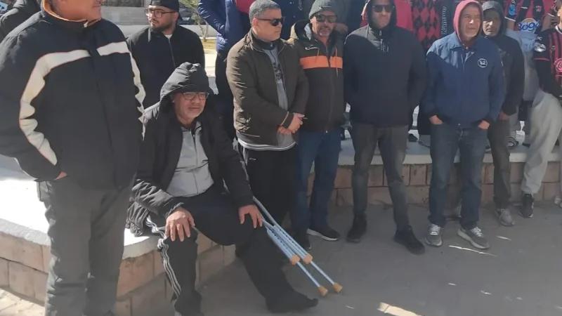 فرع شبان مستقبل قابس ينظم وقفة احتجاجية أمام مقر ولاية قابس