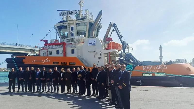 دخول الجرار البحري 'مكتريس' حيز الاستغلال بميناء بنزرت-منزل بورقيبة