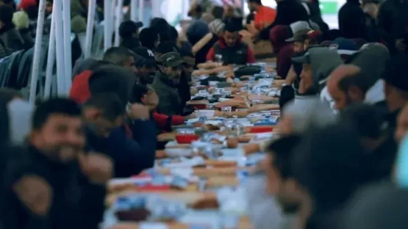 نابل: تركيز خيمة للإفطار مجانا وسط ساحة الجرة