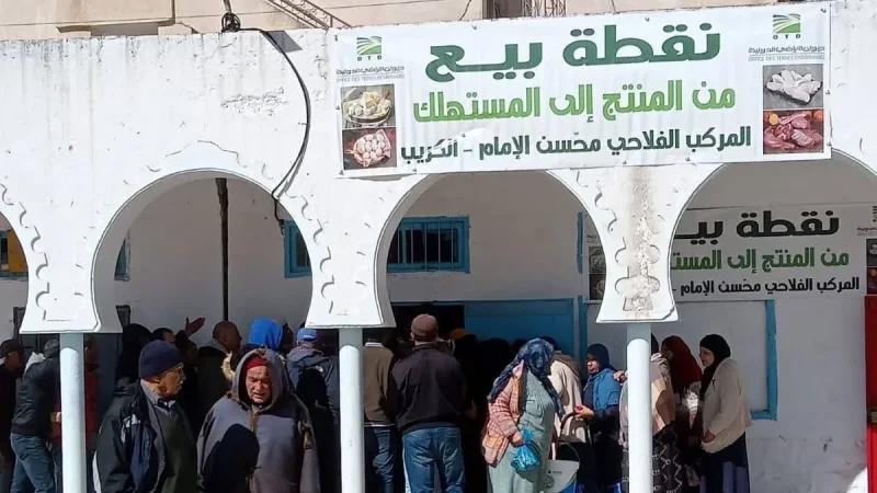 افتتاح نقطتي بيع من المنتج إلى المستهلك بمدينتي سليانة والكريب