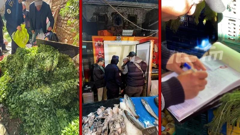 حملة رقابة في الحلفاوين: ترفيع غير قانوني في الأسعار.. ومنتوجات فاسدة