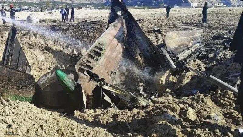 تحطم طائرة تدريب عسكرية في إيران