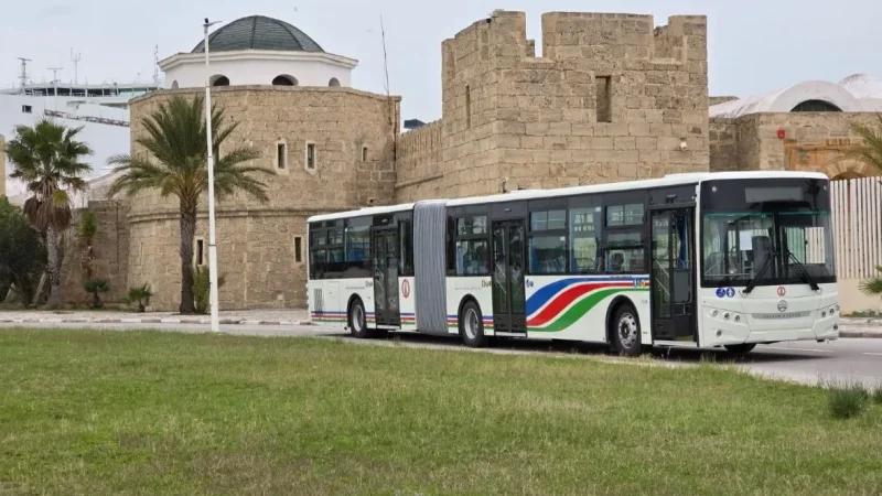 تعزيز أسطول شركة النقل بالساحل بـ32 حافلة مزدوجة جديدة