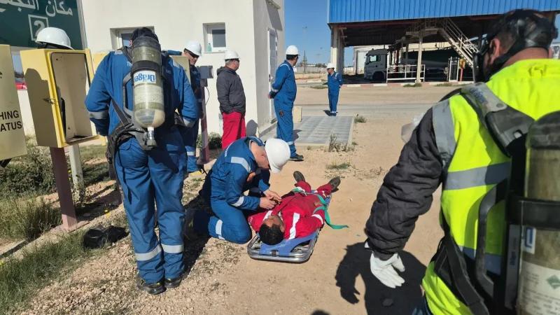 صفاقس: الحماية المدنية تنظم عملية بيضاء تحاكي حادثا صناعيا