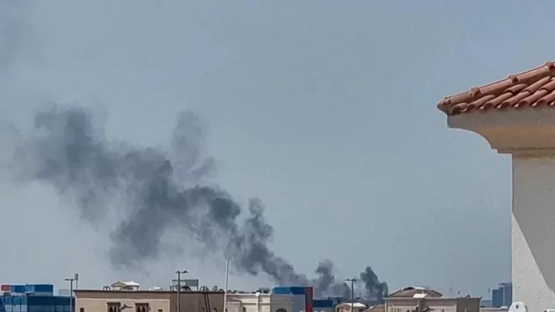 دويّ انفجار وتصاعد دخان في دبي