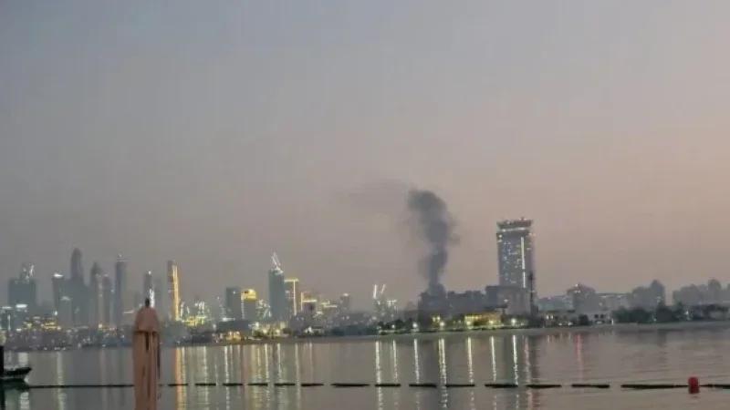 دبي: حريق في رصيف بميناء جبل علي دون وقوع إصابات