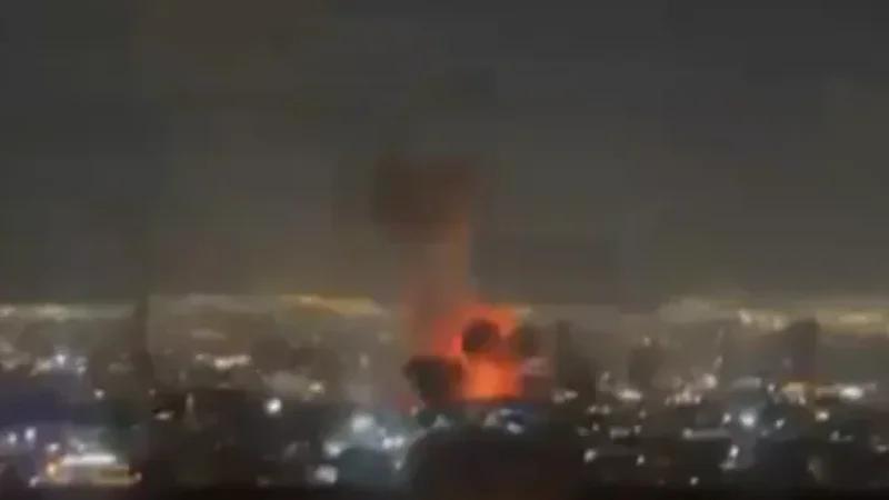 استهداف مقر الإذاعة والتلفزيون الإيراني