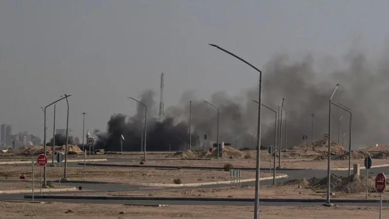 دوي انفجارات قرب مطار اربيل شمال العراق