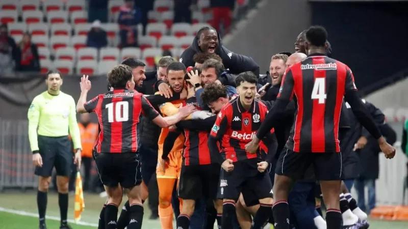 كأس فرنسا: نيس يتأهل إلى نصف النهائي