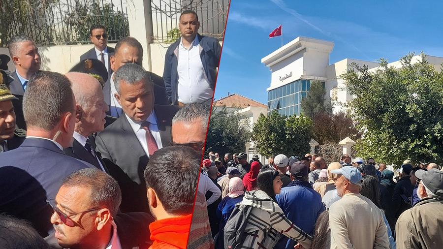 رئيس الجمهورية قيس سعيد في زيارة فجئية إلى معتمدية غارالدماء