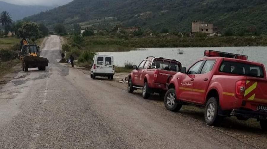 Tabarka: Drainage du barrage El Khedhairiya