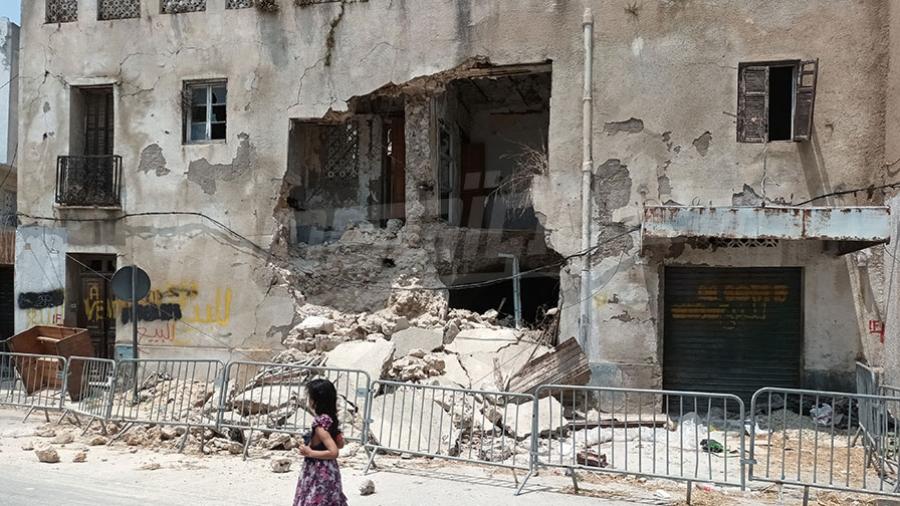 Bizerte : Effondrement d’un immeuble abandonné