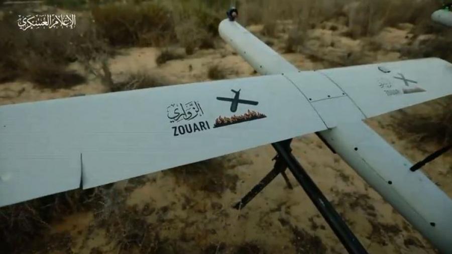 Déluge d’Al Aqsa: Les drones kamikazes Zouari participent aux combats