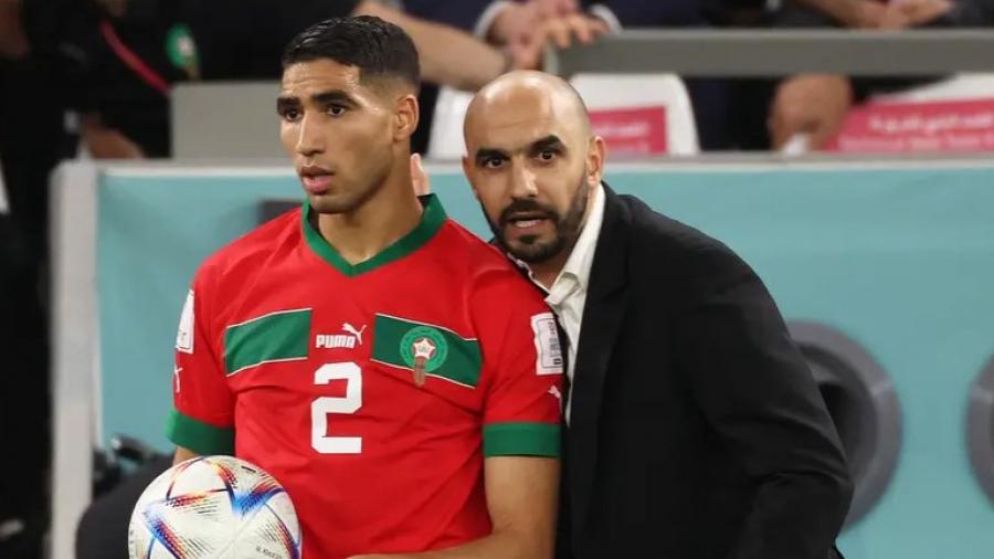 Maroc: Le sélectionneur Walid Regragui soutient Achraf Hakimi