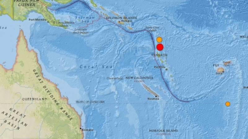 6.5-magnitude earthquake hits Vanuatu