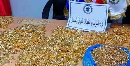 Tunisia – Tataouine: Seizure of more than 9 kg of smuggled gold