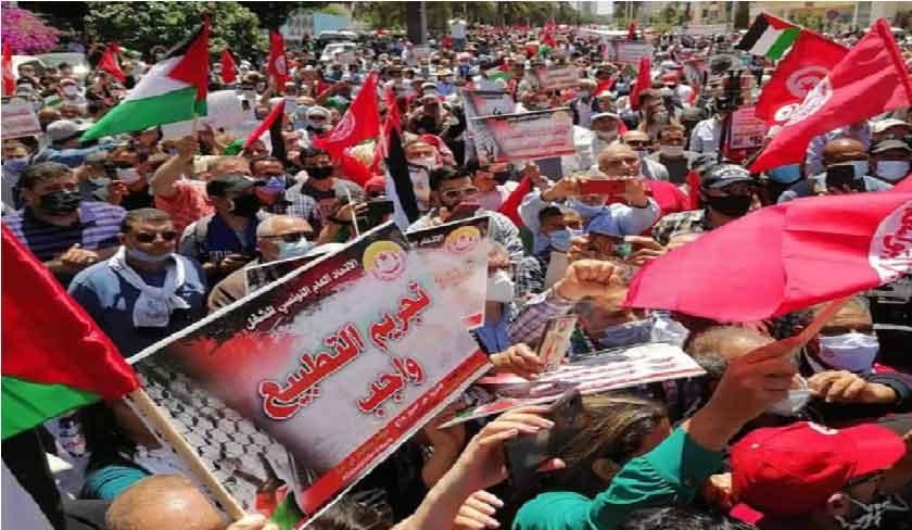 Tunisia-UGTT announces organization of national demonstration, on October 12, in solidarity with Palestinian people