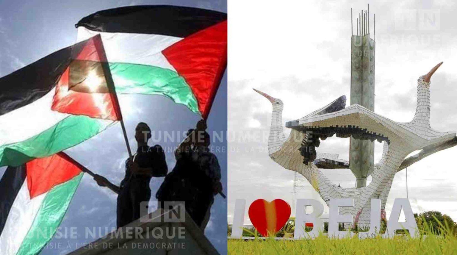 Tunisia-Béja: demonstration of solidarity with the Palestinian people on this date