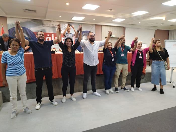 Tunisia-Members of SNJT new executive office