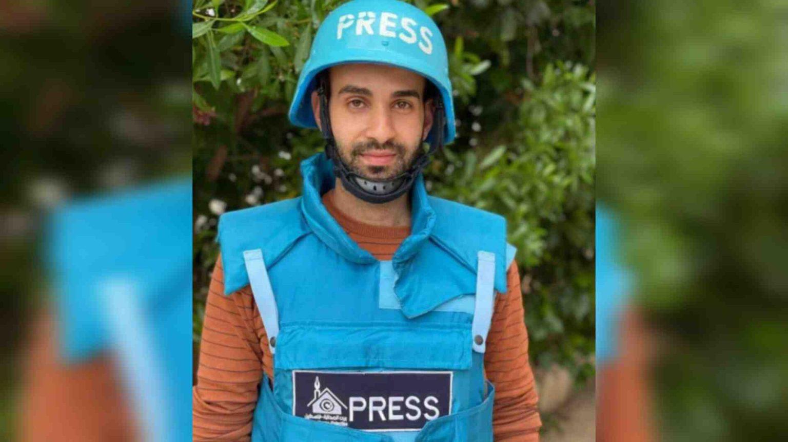 Palestinian journalist Ahmed Fatima martyred in Israeli raids on Gaza ​