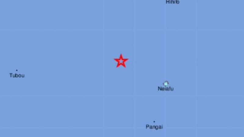 5.8-magnitude earthquake strikes Tonga