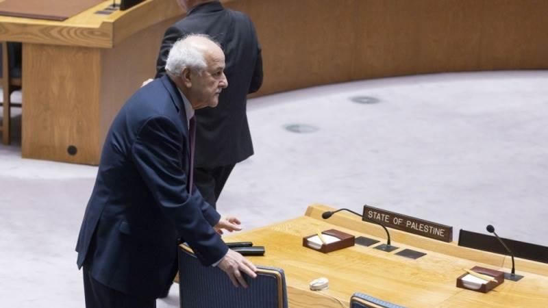 Palestinian envoy: UN resolution step in right direction