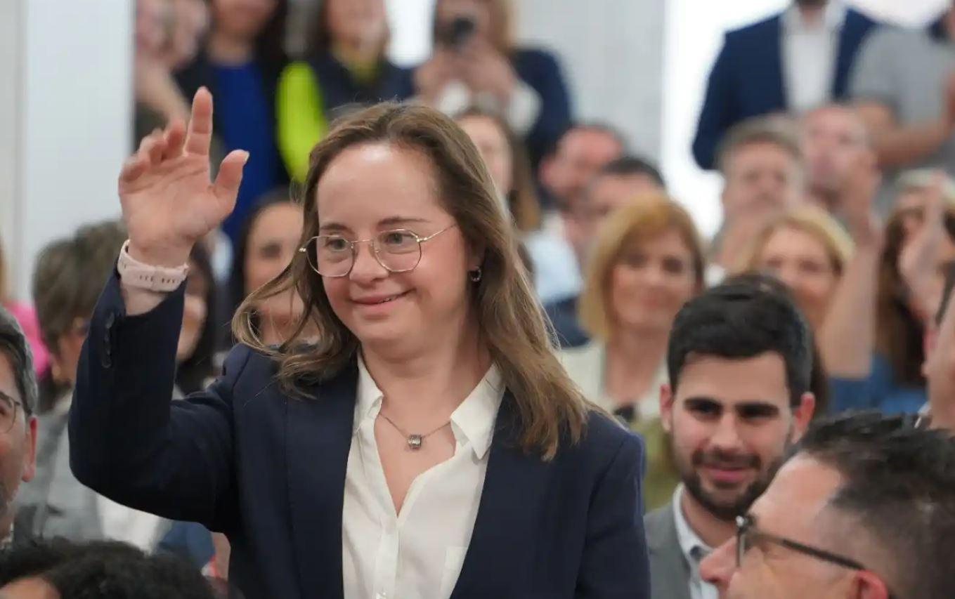 Mar Galcerán makes history as Spain’s first MP with Down’s syndrome