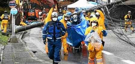 Japan earthquake: 90-year-old woman pulled from rubble after five days