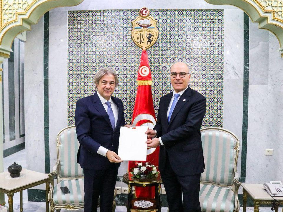 Tunisia-Nabil Ammar receives copy of credentials of Türkiye Ambassador to Tunisia