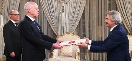 Tunisia – Saïed receives credentials of two new ambassadors