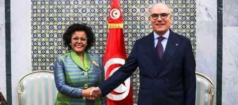 Tunisia – Ammar receives executive director of African Union development agency