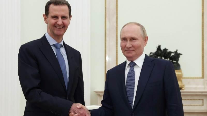 Syria’s Bashar al Assad makes surprise visit to meet Putin