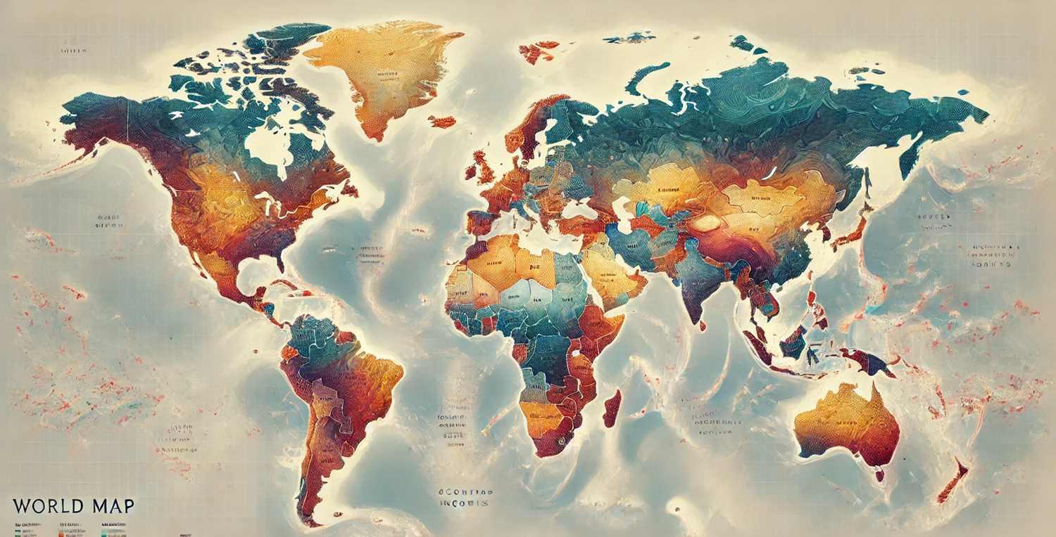 Ranking of countries with  highest and weakest gross national income: where is Tunisia?