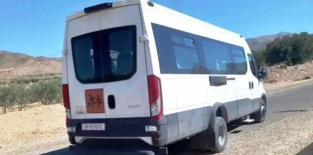 Tunisia – Two minibus made available to students in  rural areas of Kasserine