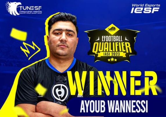 E-FOOTBALL 1v1: Ayoub Wannessi champion de Tunisie 2023